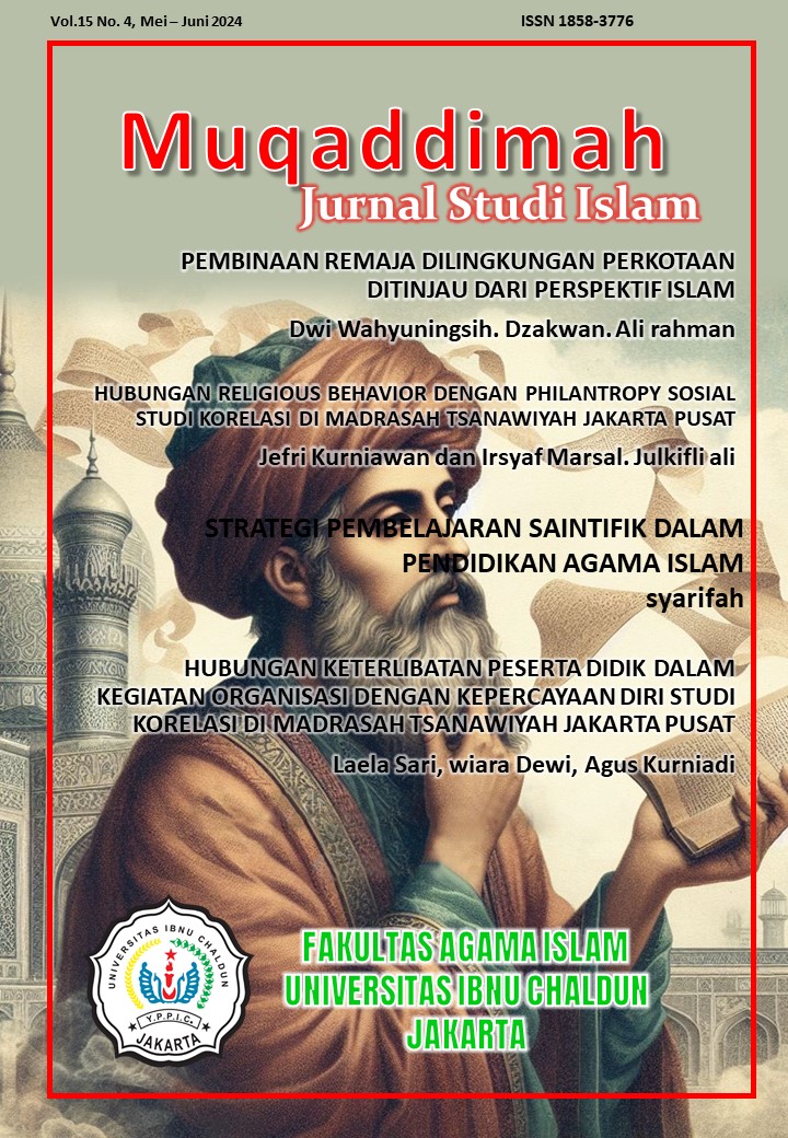 					View Vol. 15 No. 4 (2024): Muqaddimah: Jurnal Studi Islam
				