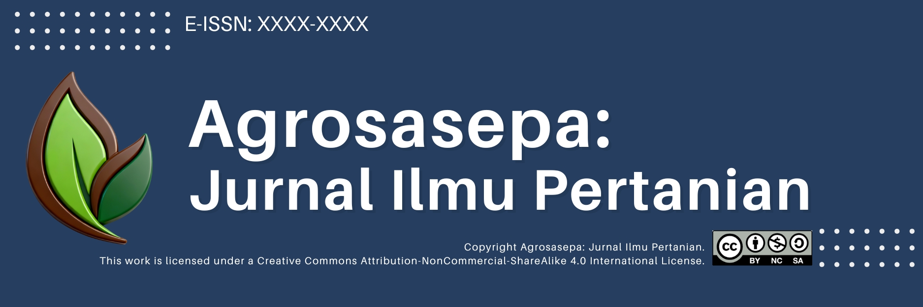 Agrosasepa: Jurnal Ilmu Pertanian